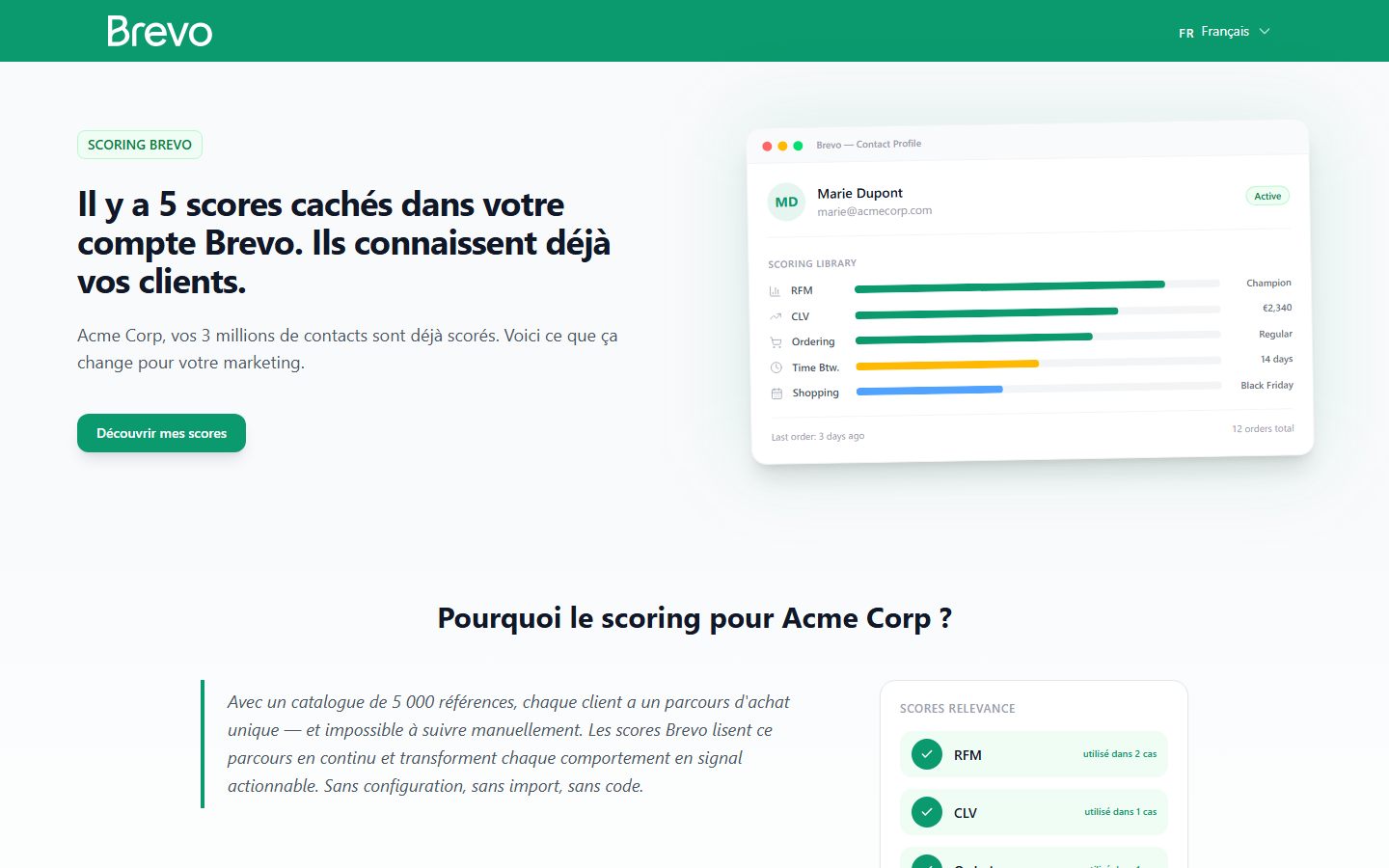 Scoring Use Cases template